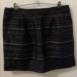 JCrew sparkle tweed mini skirt